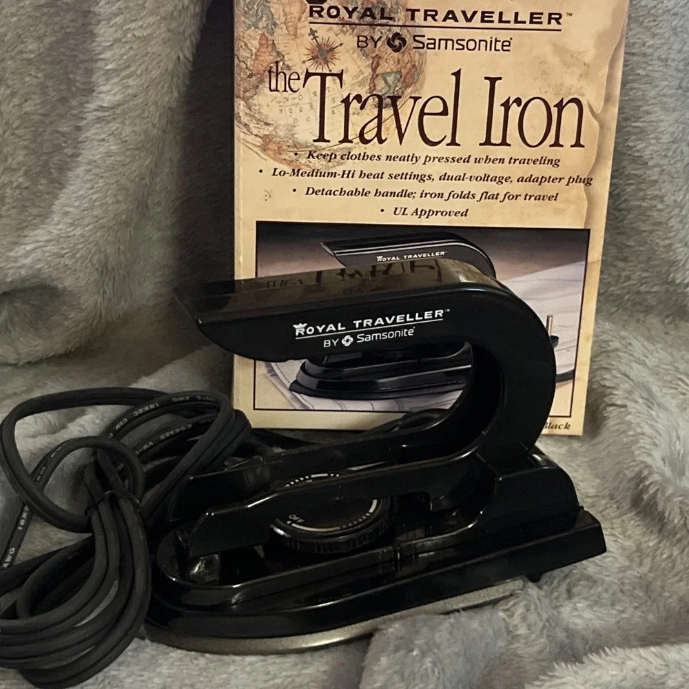 Vintage Samsonite‎ Royal Traveller Electric Clothing Travel Iron Tested Works